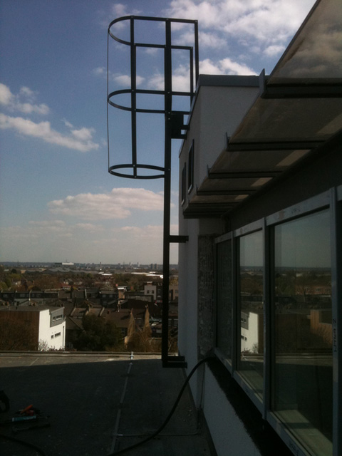 Welding Fabrication and Installation of Cat Ladders built to BS specifications
